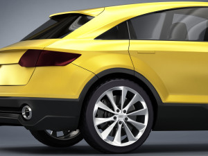 audi q4 suv 2019 3D Model