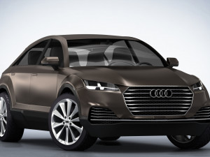 audi q4 suv 2019 3D Model