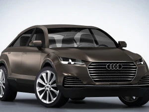 audi q4 suv 2019 3D Model