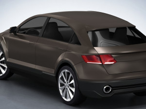 audi q4 suv 2019 3D Model