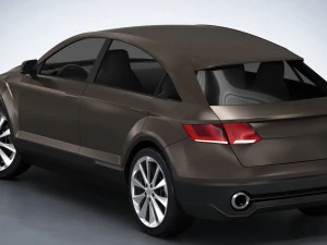 audi q4 suv 2019 3D Model