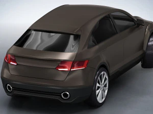 audi q4 suv 2019 3D Model