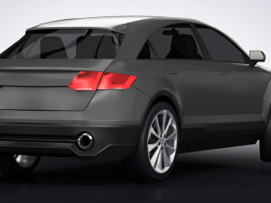 audi q4 suv 2019 3D Model