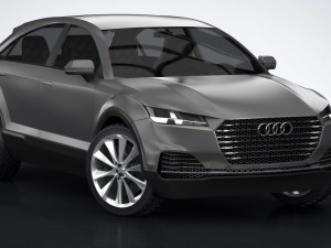 audi q4 suv 2019 3D Model