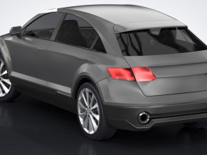 audi q4 suv 2019 3D Model