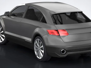 audi q4 suv 2019 3D Model