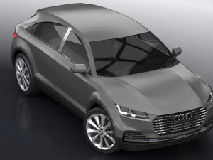 audi q4 suv 2019 3D Model