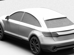 audi q4 suv 2019 3D Model