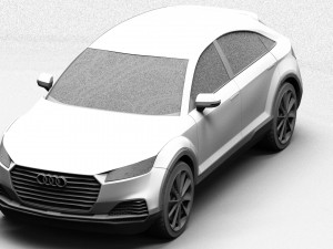 audi q4 suv 2019 3D Model