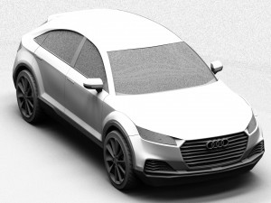 audi q4 suv 2019 3D Model
