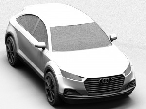audi q4 suv 2019 3D Model