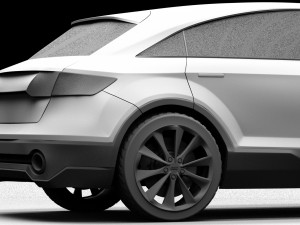 audi q4 suv 2019 3D Model