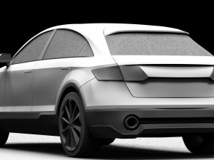 audi q4 suv 2019 3D Model
