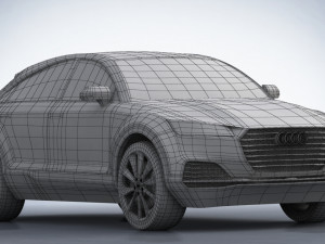 audi q4 suv 2019 3D Model