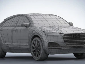 audi q4 suv 2019 3D Model