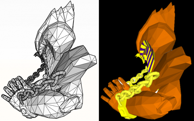 exodia the forbidden yu-gi-oh Model 3D .c4d .max .obj .3ds .fbx .stl .blend 