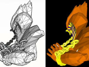 艾克佐迪亚 禁忌游戏王 3D 模型