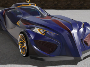 concept car 1 clark 3D 模型