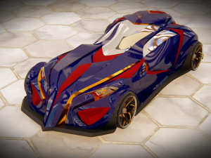 concept car 1 clark Model 3D