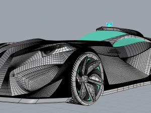 concept car 1 clark 3D Model