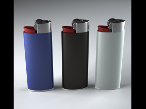 lighter bic 3D-Modell