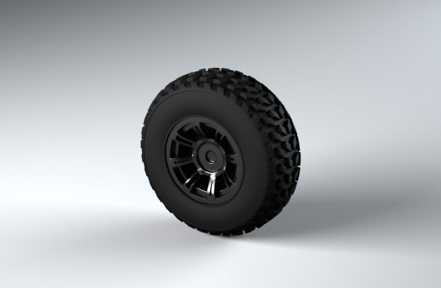 quad wheel 3d 3Dモデル .c4d .max .obj .3ds .fbx .stl .blend 
