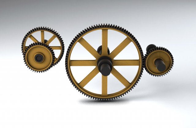 gear 3d Modelo 3D .c4d .max .obj .3ds .fbx .stl .blend 