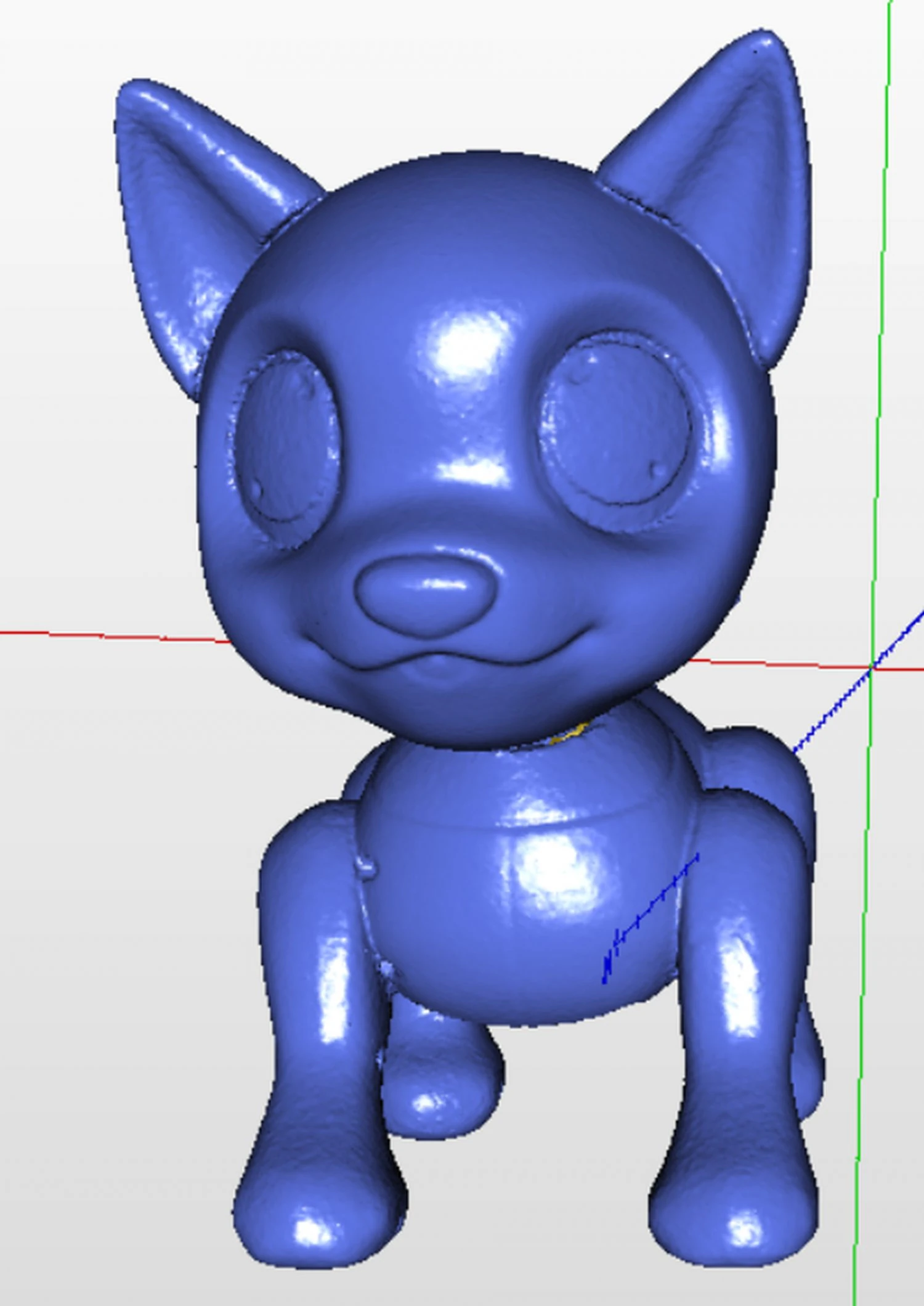 Toy dog 3D Model .c4d .max .obj .3ds .fbx .stl .blend
