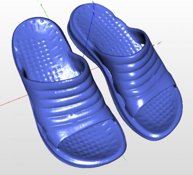 RUBBER SLIPPERS 3D Model .c4d .max .obj .3ds .fbx .stl .blend 