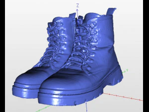 겨울 부츠 3D 모델