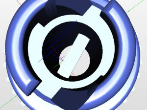 Adaptador de v&aacute;lvula de ar para barco infl&aacute;vel em pvc Modelo 3D