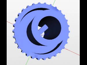 Adaptador de v&aacute;lvula de ar para barco infl&aacute;vel em pvc Modelo 3D