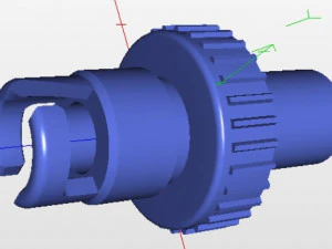 Adaptador de v&aacute;lvula de ar para barco infl&aacute;vel em pvc Modelo 3D