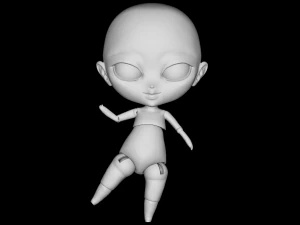 《赤壁》bjd娃娃 3D 打印模型