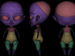 chibi bjd doll Modello di stampa 3D