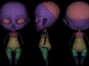 《赤壁》bjd娃娃 3D 打印模型