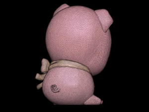 cute chibi pig 3D Print Model