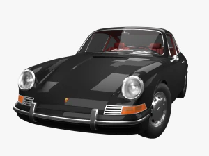保时捷 911-1968 3D 模型