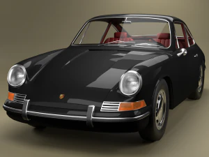 porsche 911-1968 3D Model