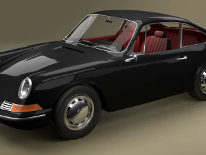 porsche 911-1968 3D Model