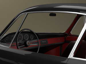 porsche 911-1968 3D Model