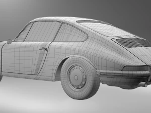 porsche 911-1968 3D Model