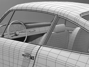 porsche 911-1968 3D Model