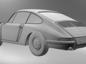 porsche 911-1968 3D Model