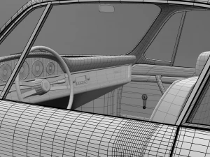porsche 911-1968 3D Model