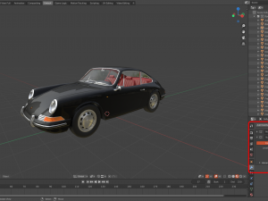 porsche 911-1968 3D Model