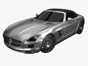 mercedes benz sls amg roadster Model 3D