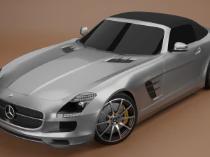 mercedes benz sls amg roadster 3D Model