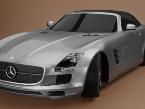 mercedes benz sls amg roadster 3D Model
