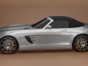 mercedes benz sls amg roadster 3D Модель
